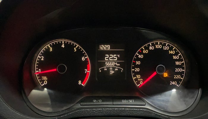 2016 Volkswagen Ameo TRENDLINE 1.2L, Petrol, Manual, 56,678 km, Odometer Image