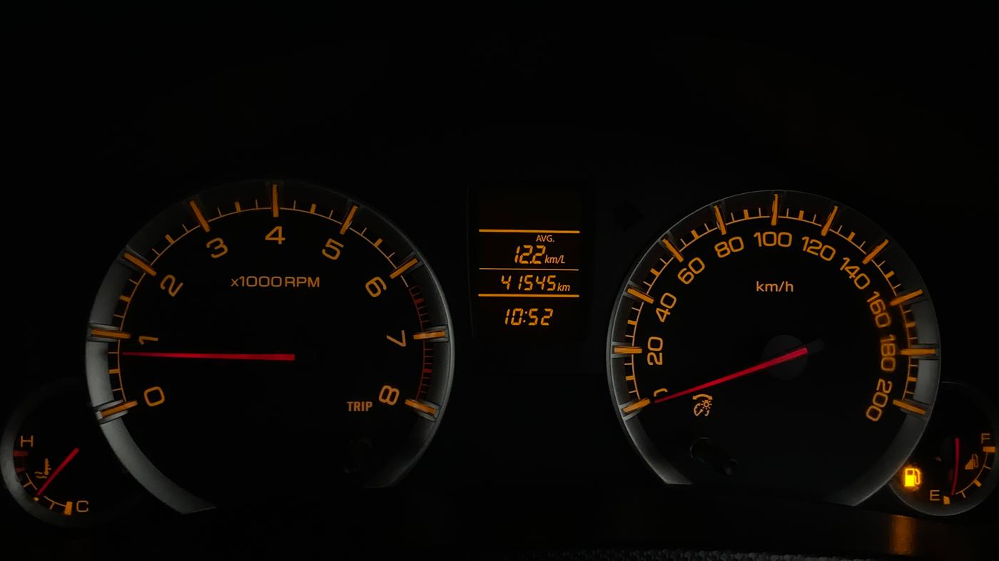 2013 Maruti Swift VXI, Petrol, Manual, 41,625 km, Odometer Image