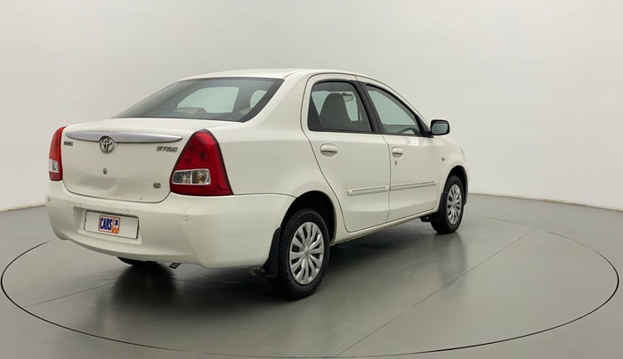2013 Toyota Etios G, Petrol, Manual, 99,746 km, Right Back Diagonal