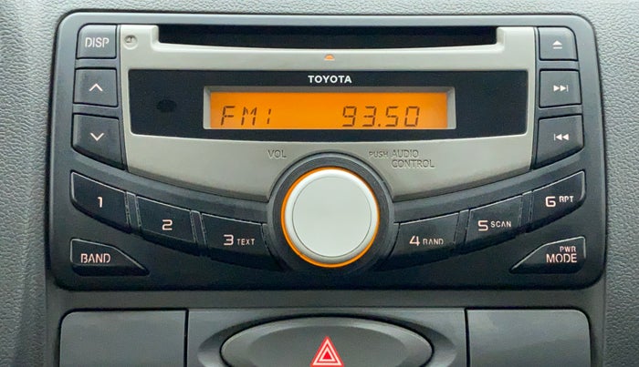 2013 Toyota Etios G, Petrol, Manual, 99,746 km, Infotainment System