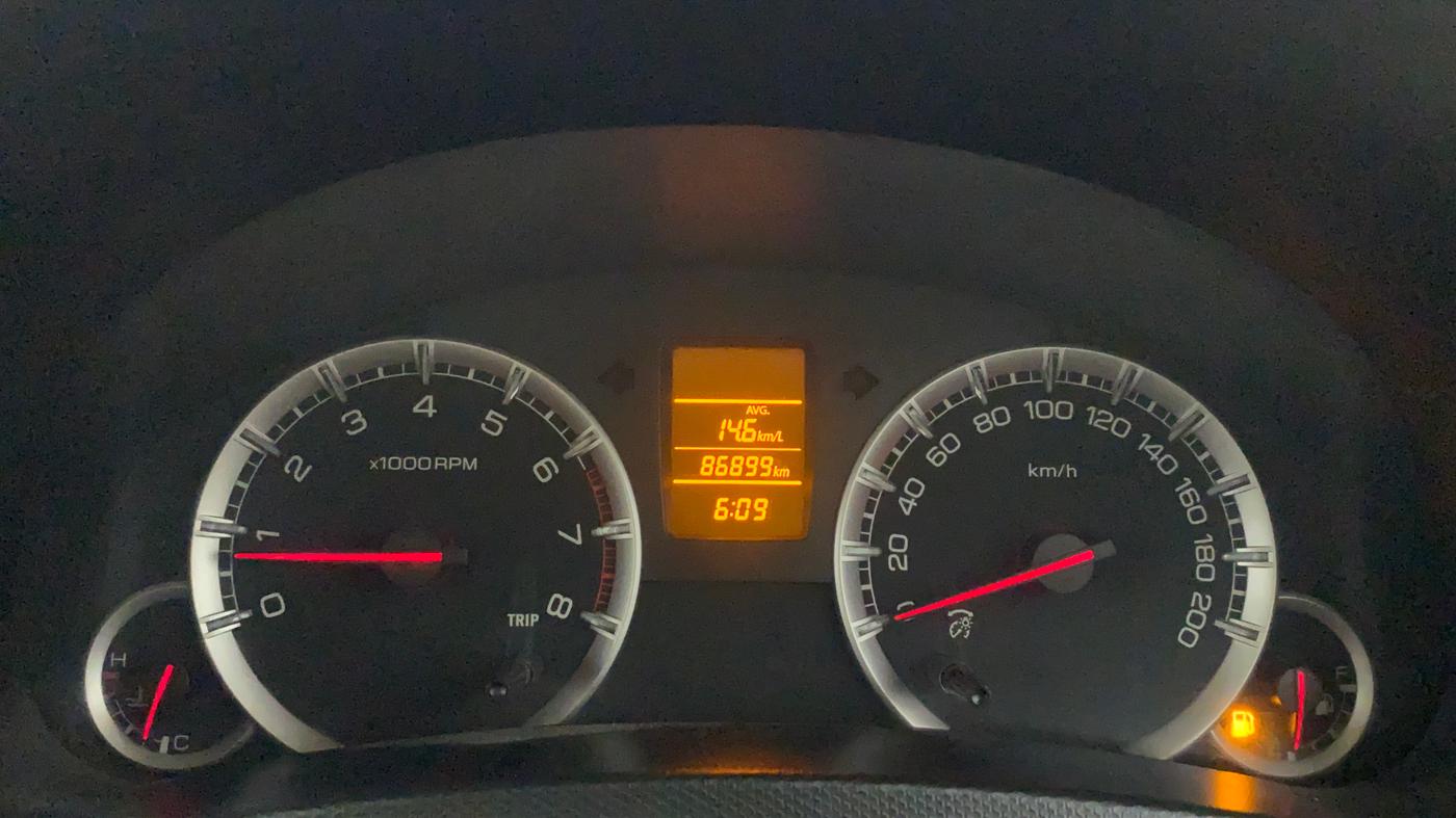2014 Maruti Ertiga VXI, Petrol, Manual, 87,308 km, Odometer Image