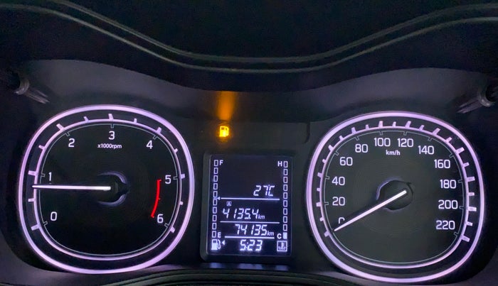 2017 Maruti Vitara Brezza ZDI, Diesel, Manual, 74,188 km, Odometer Image