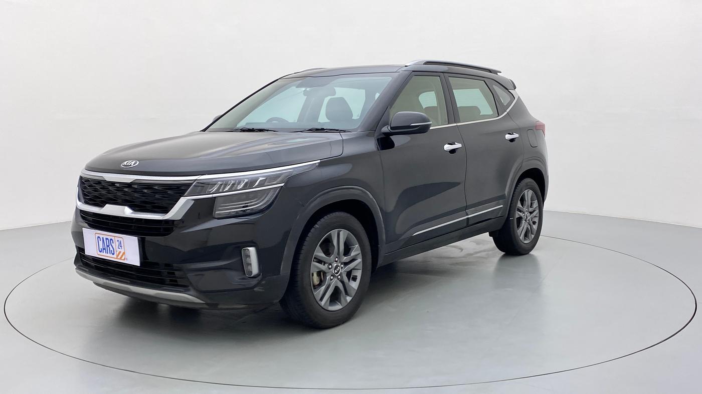 2019 KIA SELTOS HTX+ MT 1.5 DIESEL, Diesel, Manual, 38,112 km, Left Front Diagonal