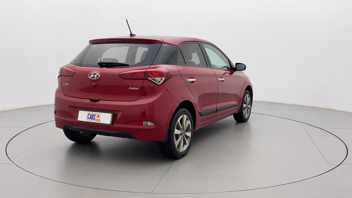 2017 Hyundai Elite i20 ASTA 1.2 (O), Petrol, Manual, 39,781 km, Right Back Diagonal