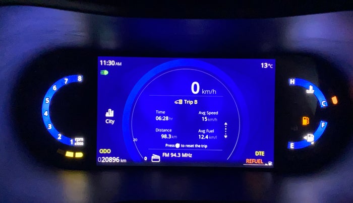 2024 Tata NEXON Creative 1.5 Revotorq 6MT Dark Edition, Diesel, Manual, 20,886 km, Odometer Image