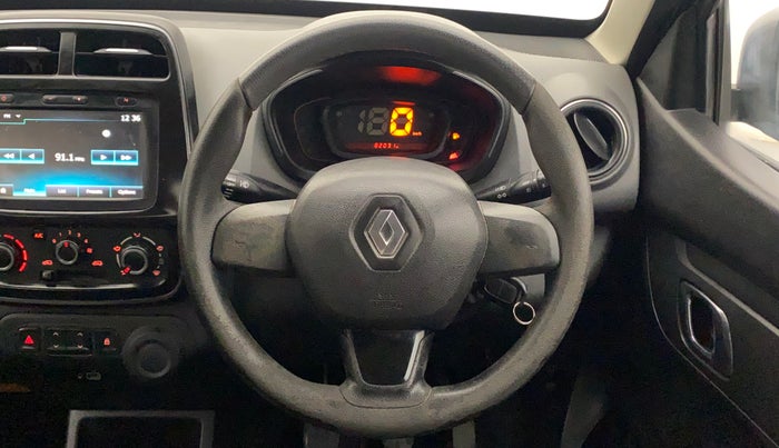 2018 Renault Kwid RXT 1.0 (O), Petrol, Manual, 82,103 km, Steering Wheel Close Up