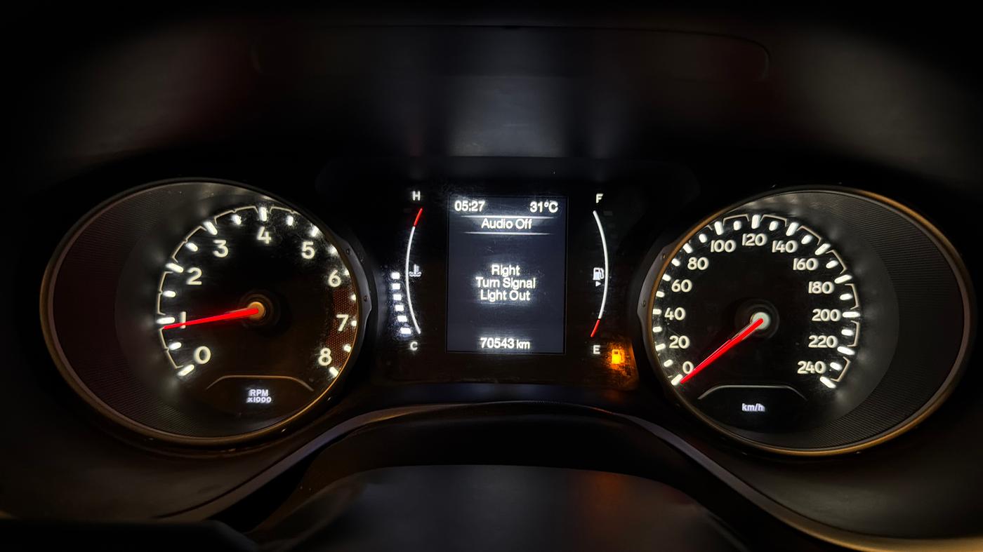 2018 Jeep Compass SPORT 1.4 PETROL, Petrol, Manual, 70,543 km, Odometer Image