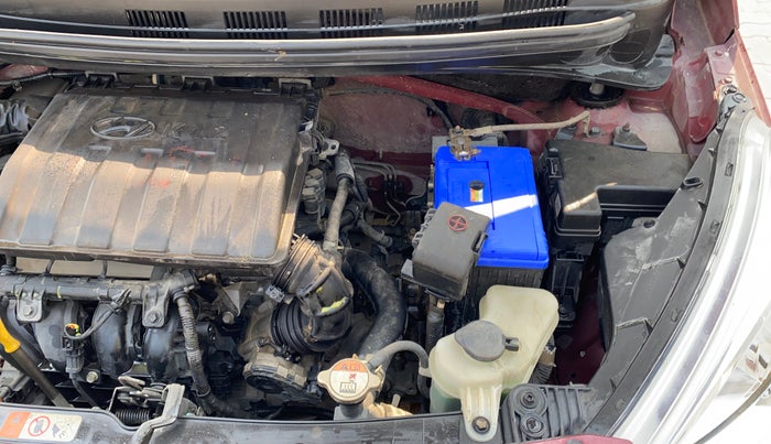 2016 Hyundai Grand i10 SPORTZ 1.2 KAPPA VTVT, Petrol, Manual, 14,572 km, Engine View - Left