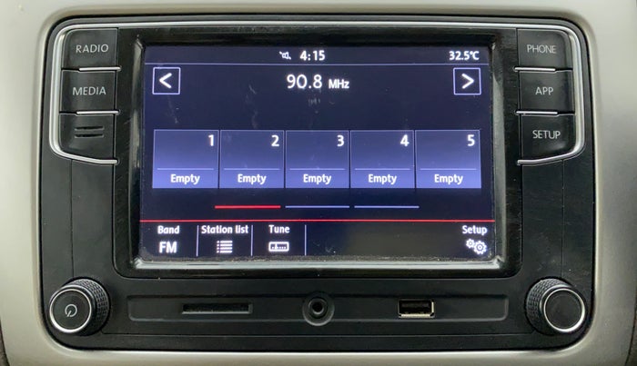 2018 Volkswagen Vento HIGHLINE PLUS 1.2 AT 16 ALLOY, Petrol, Automatic, 43,624 km, Infotainment System