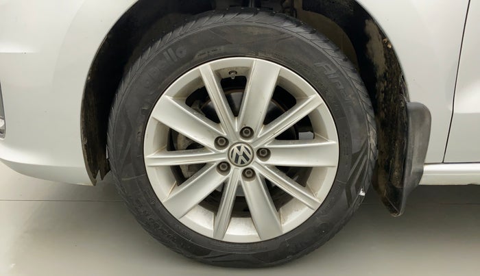 2018 Volkswagen Vento HIGHLINE PLUS 1.2 AT 16 ALLOY, Petrol, Automatic, 43,624 km, Left Front Wheel