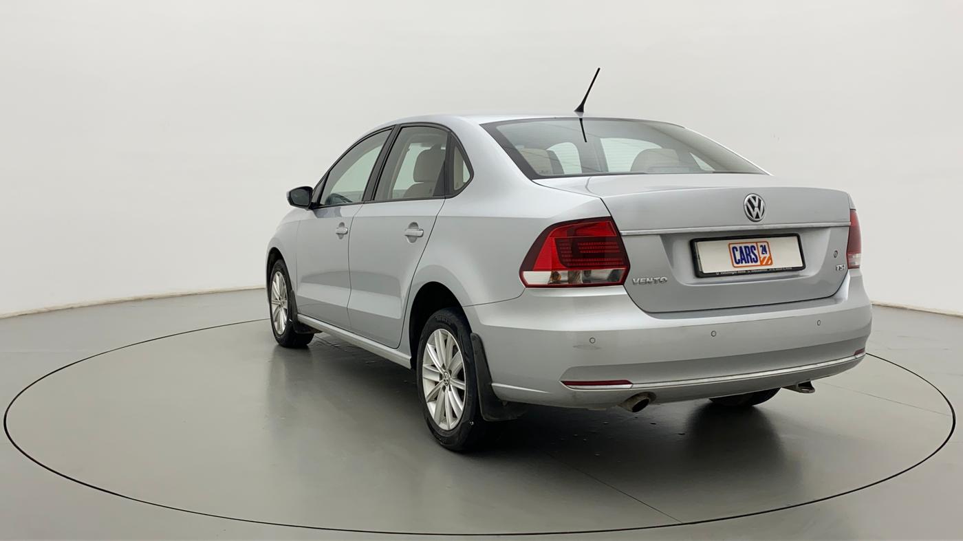 2018 Volkswagen Vento HIGHLINE PLUS 1.2 AT 16 ALLOY, Petrol, Automatic, 43,624 km, Left Back Diagonal