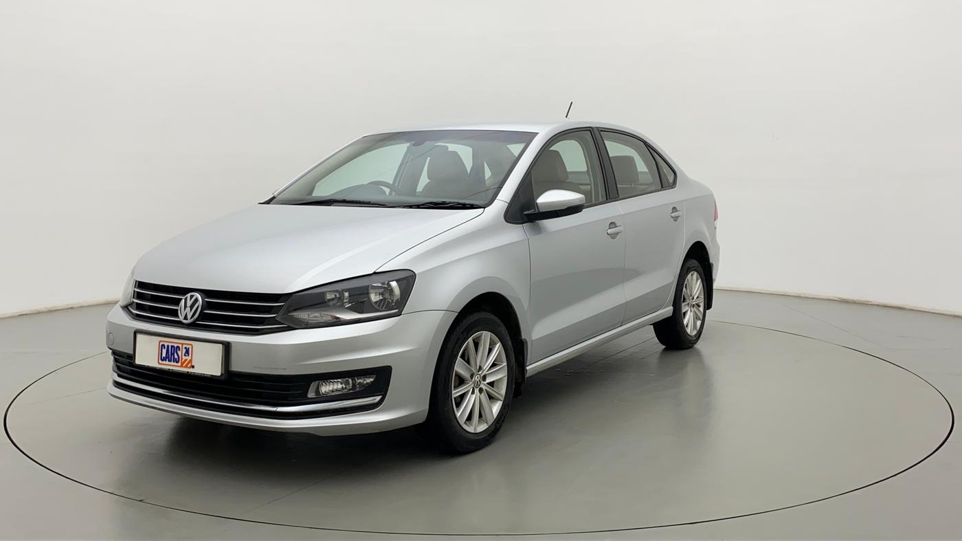 2018 Volkswagen Vento HIGHLINE PLUS 1.2 AT 16 ALLOY, Petrol, Automatic, 43,624 km, Left Front Diagonal