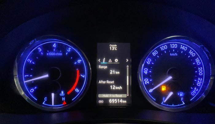 2016 Toyota Corolla Altis GL PETROL, Petrol, Manual, 69,500 km, Odometer Image