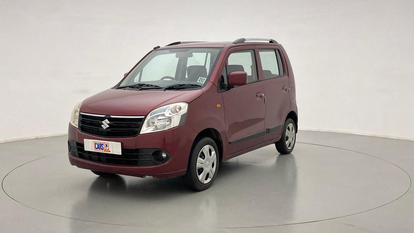 2011 Maruti Wagon R 1.0 VXI, Petrol, Manual, 73,653 km, Left Front Diagonal