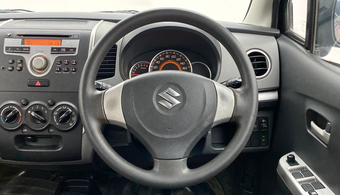 2011 Maruti Wagon R 1.0 VXI, Petrol, Manual, 73,653 km, Steering Wheel Close Up