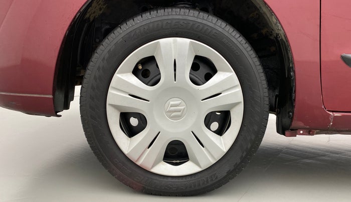 2011 Maruti Wagon R 1.0 VXI, Petrol, Manual, 73,653 km, Left Front Wheel