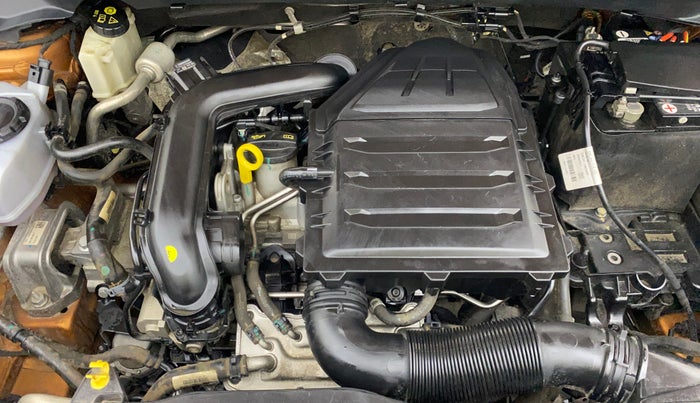 2021 Skoda KUSHAQ STYLE 1.0L TSI AT, Petrol, Automatic, 28,029 km, Engine View