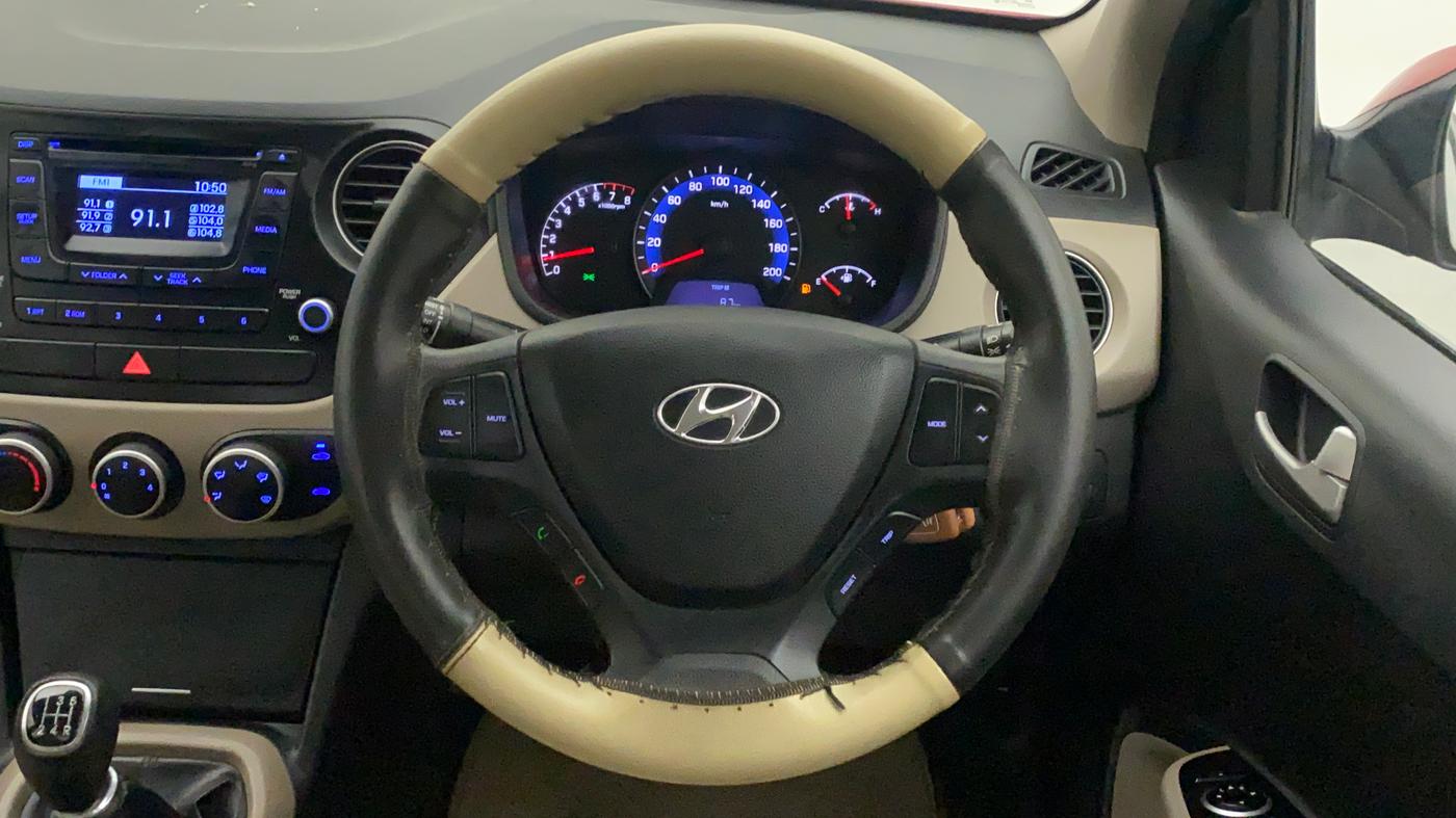 2014 Hyundai Xcent S 1.2, Petrol, Manual, 19,409 km, Steering Wheel Close Up