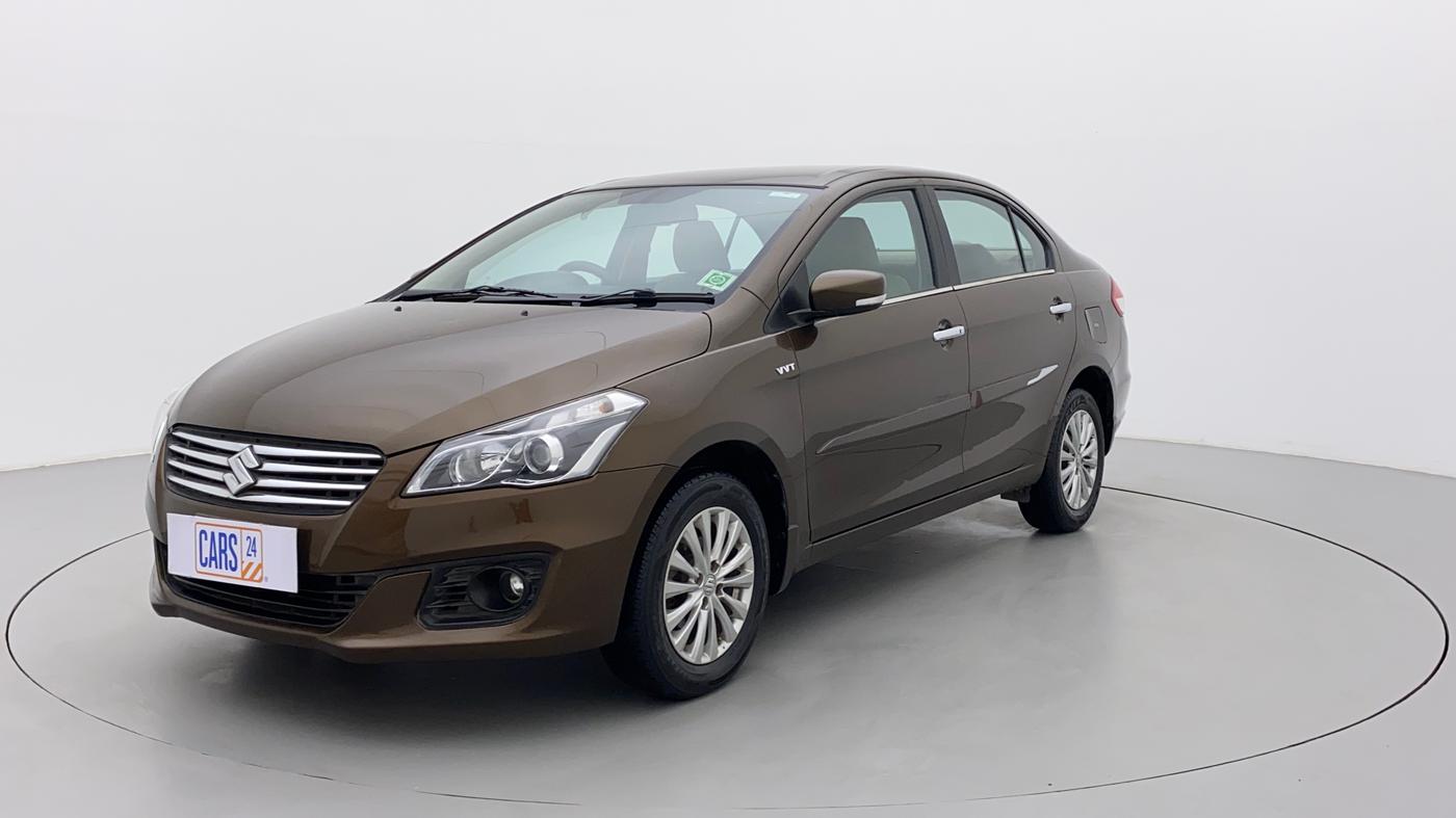 2017 Maruti Ciaz ZXI, Petrol, Manual, 42,387 km, Left Front Diagonal