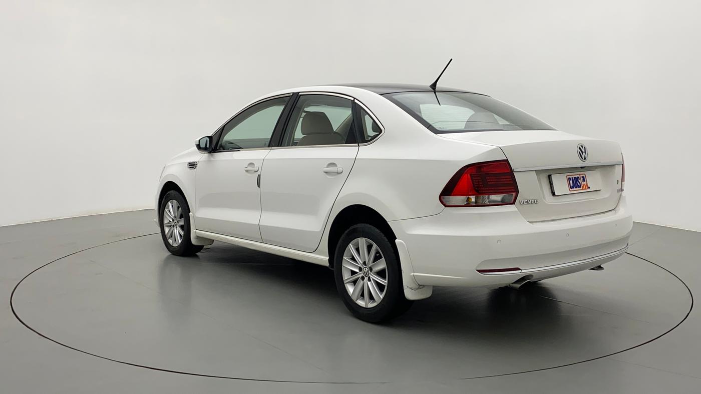 2017 Volkswagen Vento HIGHLINE PLUS 1.5 16 ALLOY, Diesel, Manual, 92,951 km, Left Back Diagonal