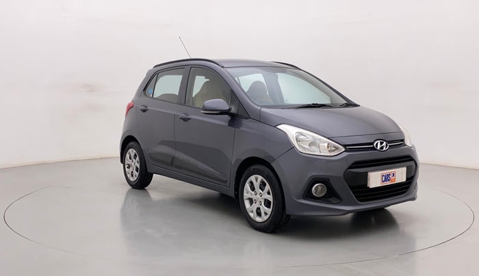 2015 Hyundai Grand i10 SPORTZ 1.2 KAPPA VTVT, Petrol, Manual, 41,562 km, Right Front Diagonal