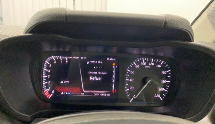 2021 Tata ALTROZ XZ PETROL, Petrol, Manual, 64,762 km, Odometer Image