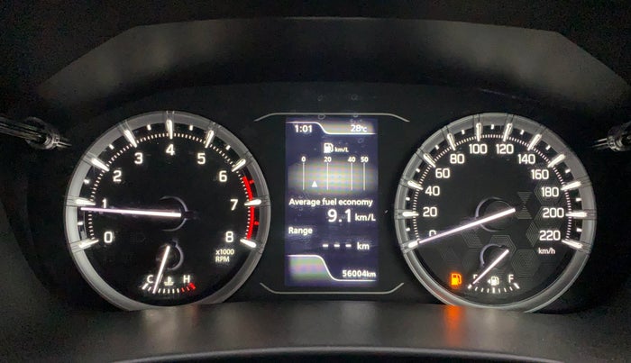 2022 Maruti Grand Vitara ZETA SMART HYBRID, Petrol, Manual, 55,993 km, Odometer Image