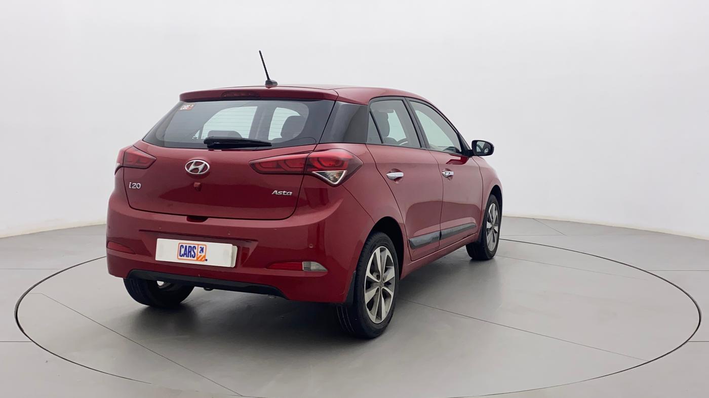 2017 Hyundai Elite i20 ASTA 1.2 (O), Petrol, Manual, 42,635 km, Right Back Diagonal