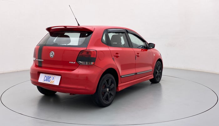 2012 Volkswagen Polo TRENDLINE 1.2L PETROL, Petrol, Manual, 90,089 km, Right Back Diagonal