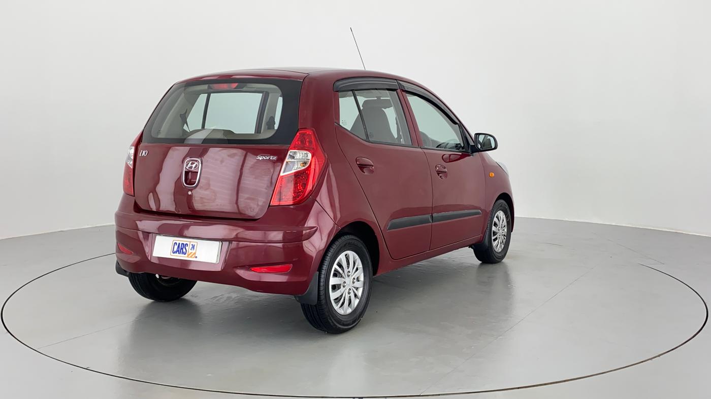 2016 Hyundai i10 SPORTZ 1.1 IRDE2, Petrol, Manual, 45,970 km, Right Back Diagonal
