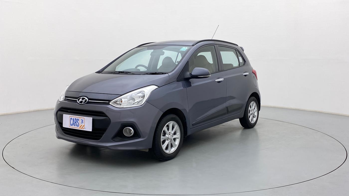 2015 Hyundai Grand i10 ASTA 1.2 KAPPA VTVT, Petrol, Manual, 44,159 km, Left Front Diagonal