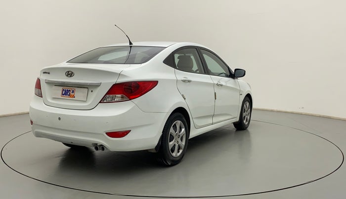 2011 Hyundai Verna FLUIDIC 1.6 VTVT EX, Petrol, Manual, 63,090 km, Right Back Diagonal