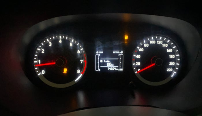 2021 Hyundai AURA S 1.2 CNG, CNG, Manual, 74,601 km, Odometer Image