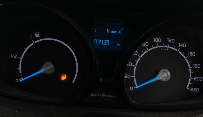 2016 Ford Ecosport AMBIENTE 1.5L PETROL, Petrol, Manual, 34,386 km, Odometer Image