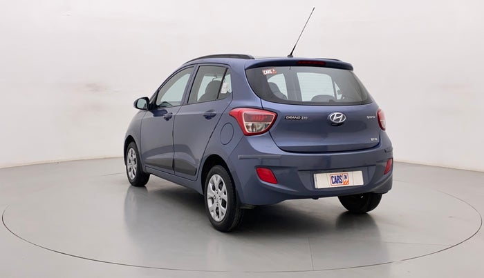 2015 Hyundai Grand i10 SPORTZ 1.2 KAPPA VTVT, Petrol, Manual, 16,418 km, Left Back Diagonal