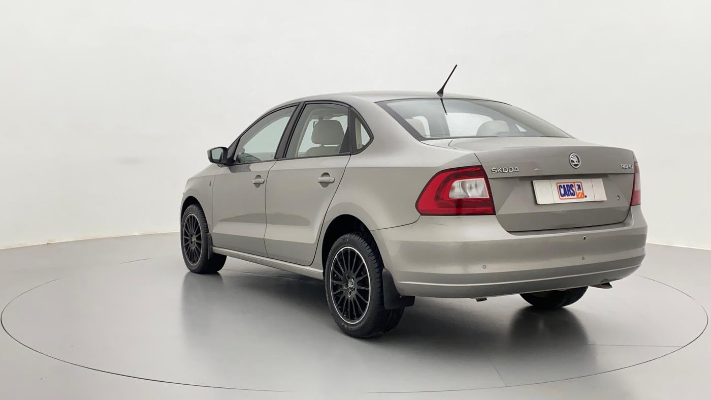 2015 Skoda Rapid 1.5 TDI AT ELEGANCE PLUS, Diesel, Automatic, 48,693 km, Left Back Diagonal
