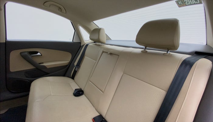 2017 Volkswagen Vento HIGHLINE PLUS 1.2 AT 16 ALLOY, Petrol, Automatic, 24,543 km, Right Side Rear Door Cabin
