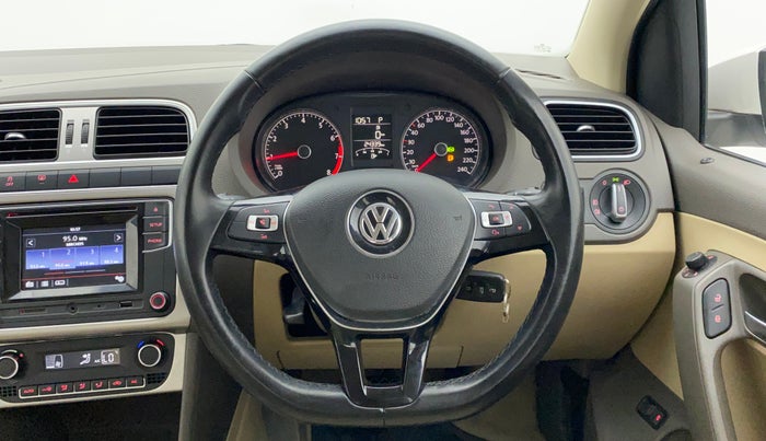 2017 Volkswagen Vento HIGHLINE PLUS 1.2 AT 16 ALLOY, Petrol, Automatic, 24,543 km, Steering Wheel Close Up