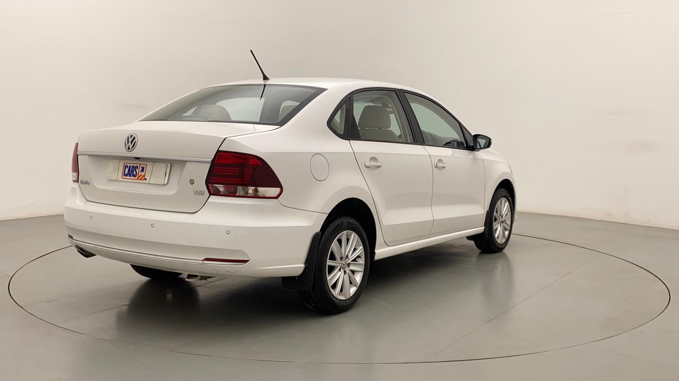 2017 Volkswagen Vento HIGHLINE PLUS 1.2 AT 16 ALLOY, Petrol, Automatic, 24,543 km, Right Back Diagonal