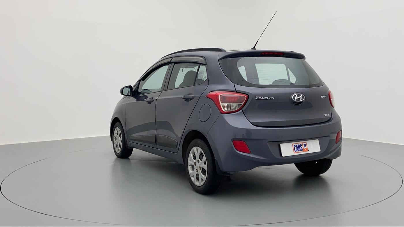 2015 Hyundai Grand i10 SPORTS 1.2 VTVT, Petrol, Manual, 35,067 km, Left Back Diagonal