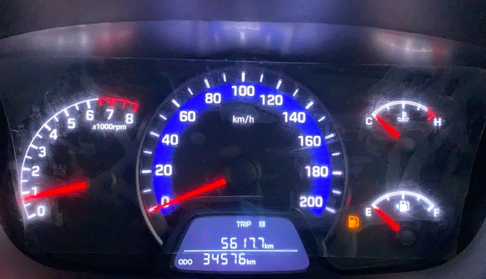 2018 Hyundai Xcent S 1.2, Petrol, Manual, 34,634 km, Odometer Image