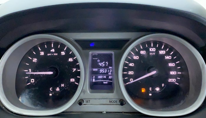 2016 Tata Tiago XZ PETROL, Petrol, Manual, 95,312 km, Odometer Image