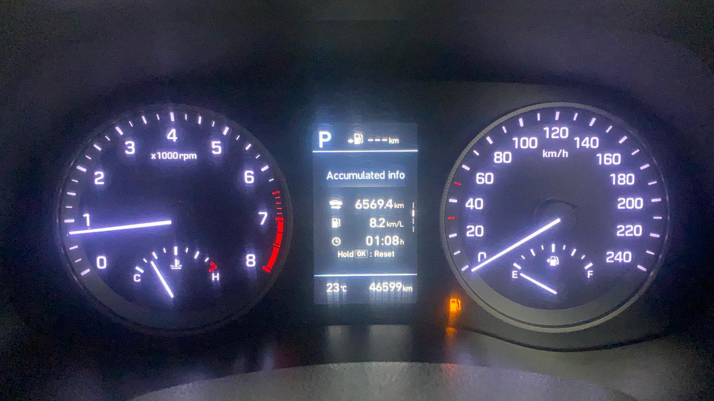 2021 Hyundai Tucson GLS 2WD AT PETROL, Petrol, Automatic, 46,674 km, Odometer Image