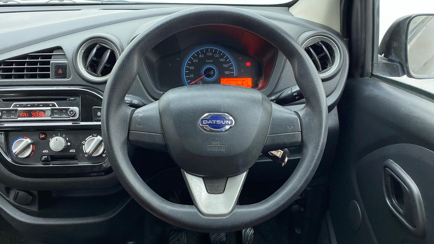 2017 Datsun Redi Go S 1.0, Petrol, Manual, 14,298 km, Steering Wheel Close Up