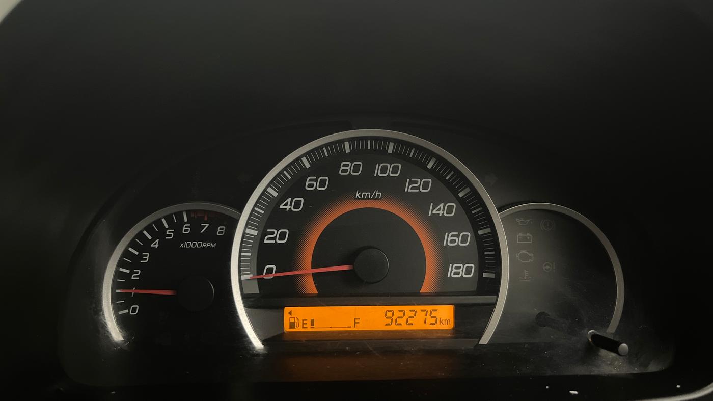 2014 Maruti Wagon R 1.0 VXI, Petrol, Manual, 92,229 km, Odometer Image