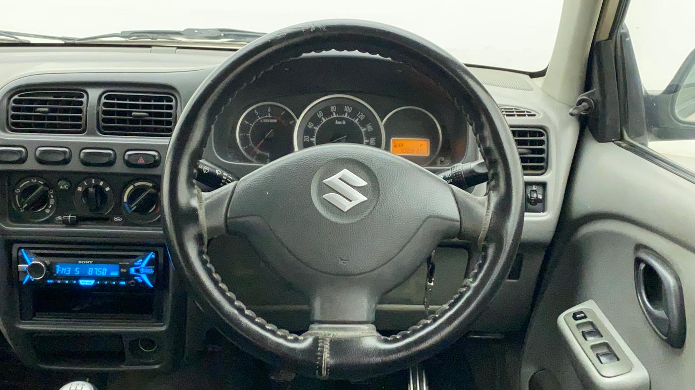 2011 Maruti Alto K10 VXI, Petrol, Manual, 1,01,283 km, Steering Wheel Close Up