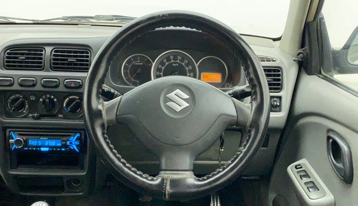 2011 Maruti Alto K10 VXI, Petrol, Manual, 1,01,283 km, Steering Wheel Close Up
