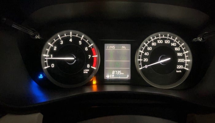 2022 Toyota Glanza E, Petrol, Manual, 8,724 km, Odometer Image