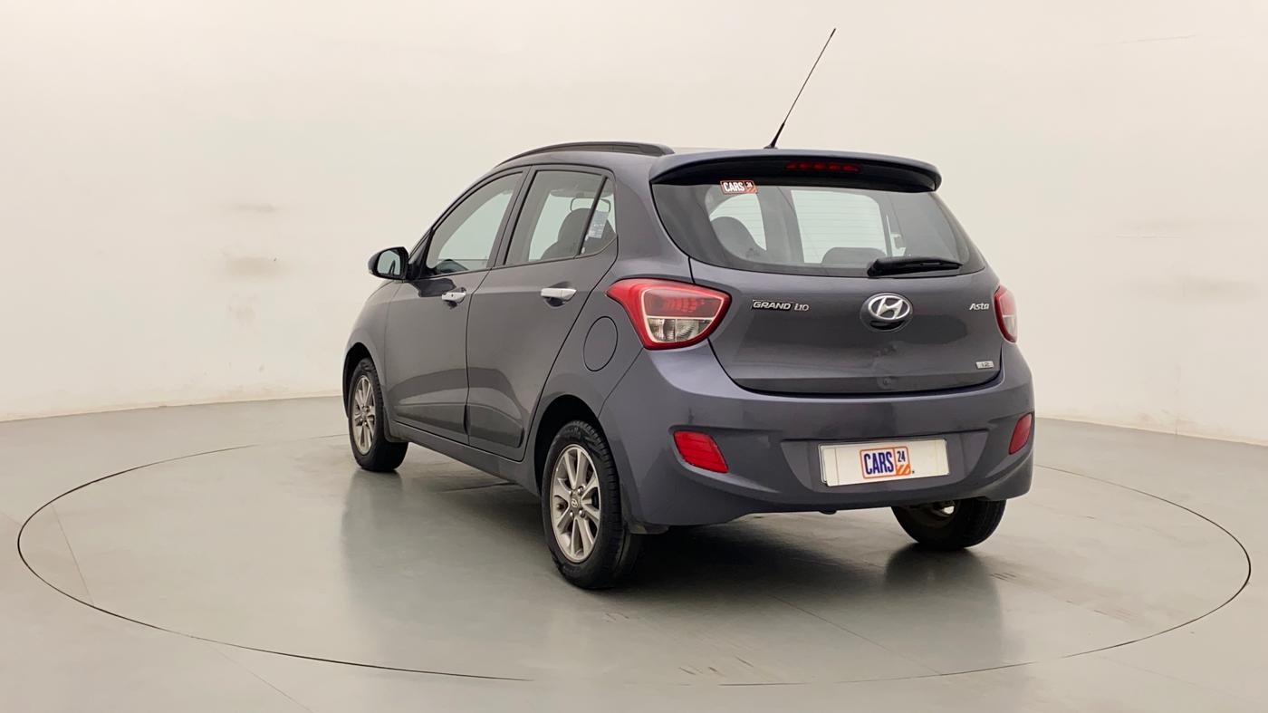 2016 Hyundai Grand i10 ASTA (O) 1.2 KAPPA VTVT, Petrol, Manual, 38,697 km, Left Back Diagonal
