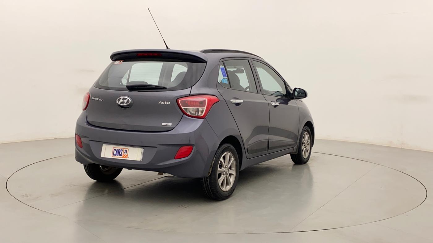 2016 Hyundai Grand i10 ASTA (O) 1.2 KAPPA VTVT, Petrol, Manual, 38,697 km, Right Back Diagonal